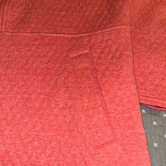 Eddie Bauer Women’s Coral Pink Quarter-Zip Pullover Size Large - Picture 6 of 6